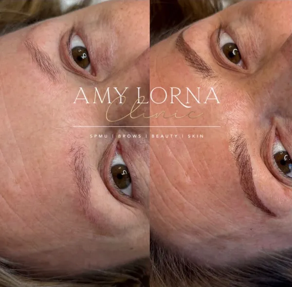 Before and after brows by Amy, client photo 5 of 14