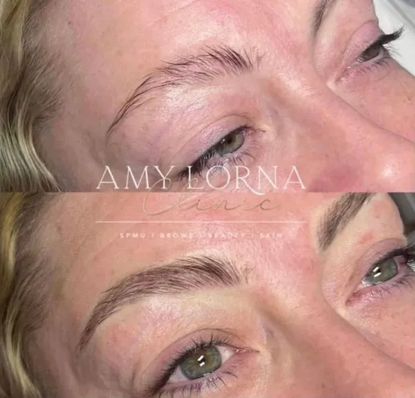 Before and after brows by Amy, client photo 9 of 14