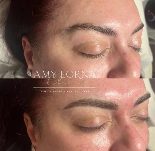 Before and after brows by Amy, client photo 10 of 14