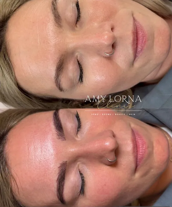 Before and after brows by Amy, client photo 11 of 14
